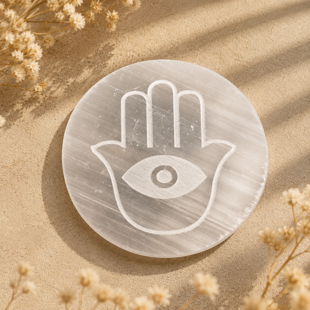 Selenite Crystal Plate