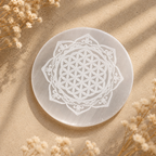 Selenite Crystal Plate