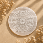 Selenite Crystal Plate